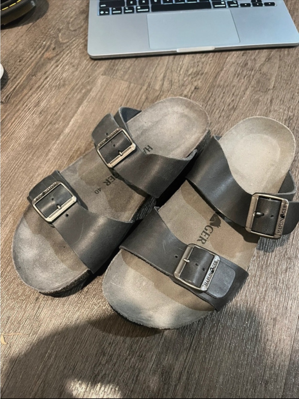 Haflinger two strap sandals
